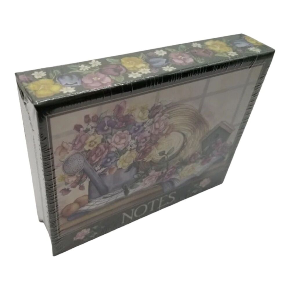 Country Cottage Floral Note Box 200 Sheets Factory Sealed Giftco - Picture 2 of 8